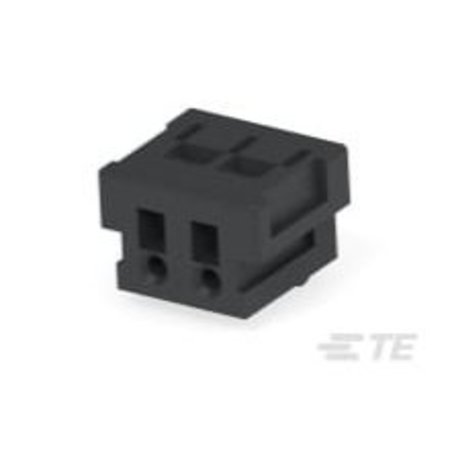 TE CONNECTIVITY CT CRIMP REC HSG 2P BLACK 6-175778-2